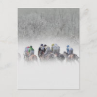 Carrera de caballos de invierno