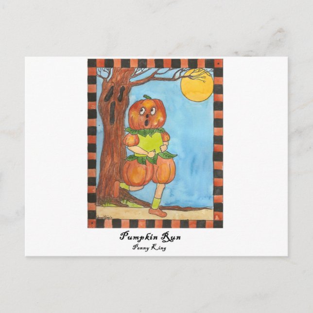 Postal Carrera de calabaza (Anverso)