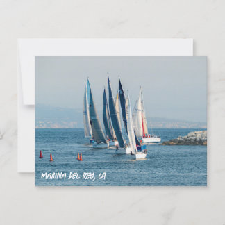 Postal Carrera de yates - Marina Del Rey, CA