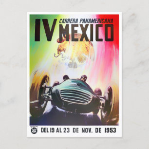 Postal Carrera Panamericana 1953