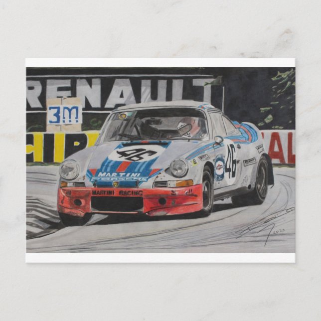 Postal Carrera significa Racy (Anverso)