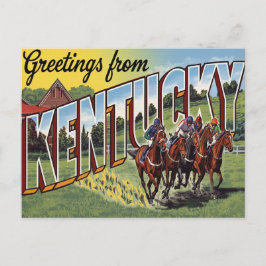 Postal Carreras de Caballos del Derby de Kentucky