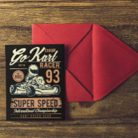 Carreras de Kart Vintage Retro