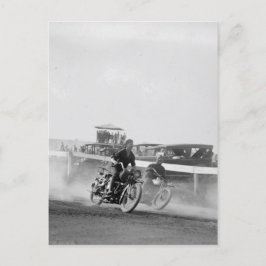 Postal Carreras de motocicletas de época
