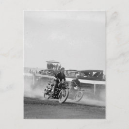 Postal Carreras de motocicletas de época