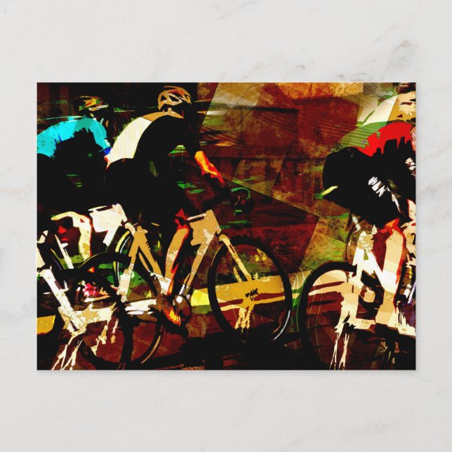 Postal Carreras de seguimiento (Anverso)