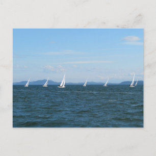Postal Carreras de vela