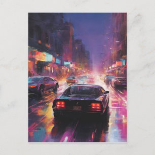 Postal Carreras dinámica de Cityscape