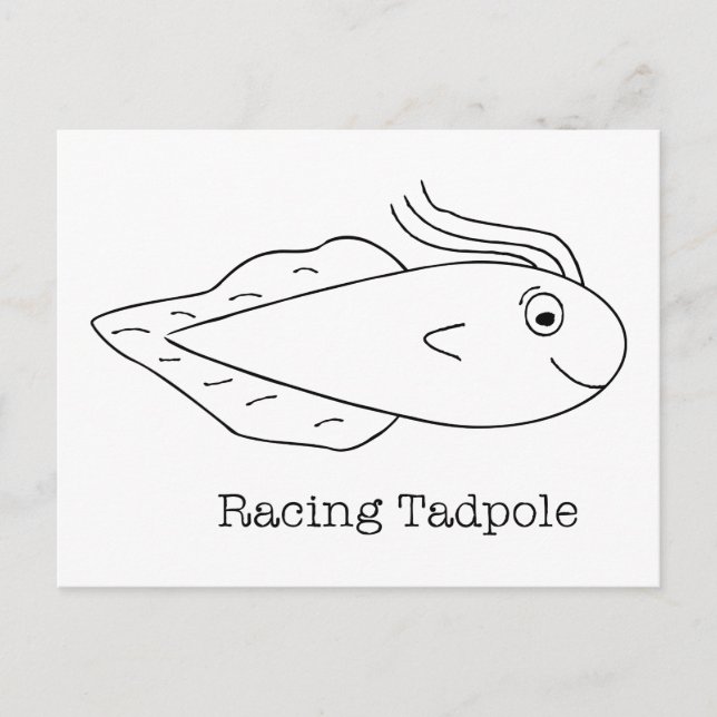 Postal Carreras Tadpole (Anverso)