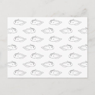 Postal Carreras Tadpole Pattern