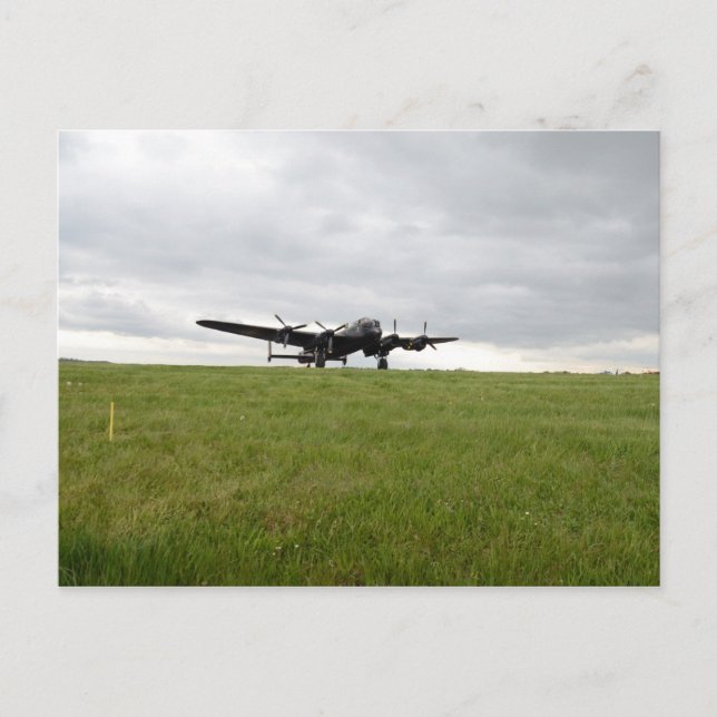 Postal Carreteo de Avro Lancaster (Anverso)