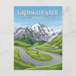Postal Carretera alpina alta Großglockner Austria