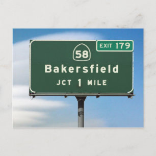 Postal Carretera CA 58 Cruce Bakersfield