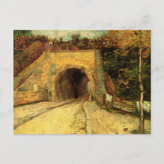 Postal Carretera con paso subterráneo y Bella Artes Van G