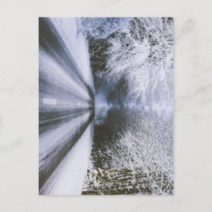 Postal carretera de invierno