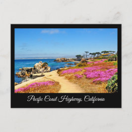 POSTAL CARRETERA DE LA COSTA DEL PACÍFICO CALIFORNIA TARJ