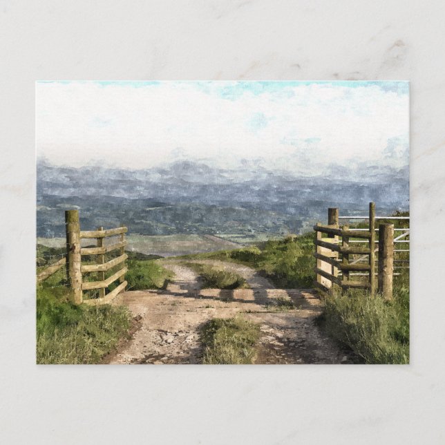 POSTAL CARRETERA DE MONTAÑA (Anverso)