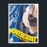 Postal Carretera de transporte por cable de Montserrat Es<br><div class="desc">Carretera de Montserrat España Viaje vintage Postcard</div>