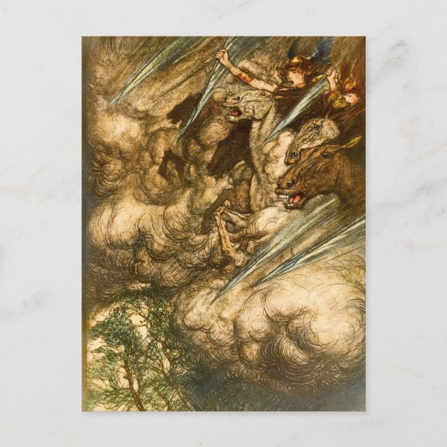 Postal Carretera de Valkyries (Anverso)