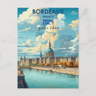 Postal Carretera de viajes de Riviere de la Bourse Bordea
