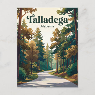 Postal Carretera del Bosque Nacional Talladega Alabama