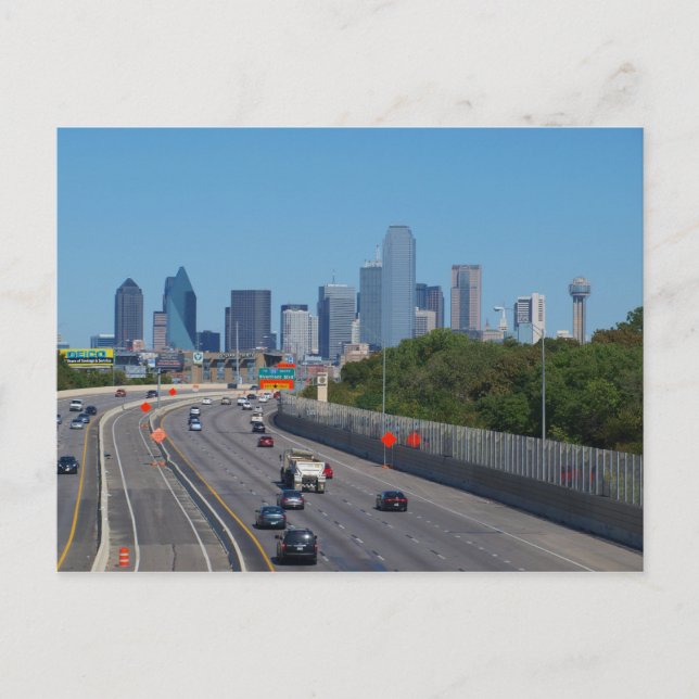 Postal Carretera en Dallas (Anverso)