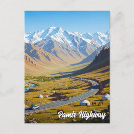 Postal Carretera Pamir Viaje en Tayikistán