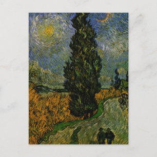 Postal Carretera rural en Provenza - Van Gogh