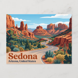 Postal Carretera Sedona Red Rock Loop Arizona