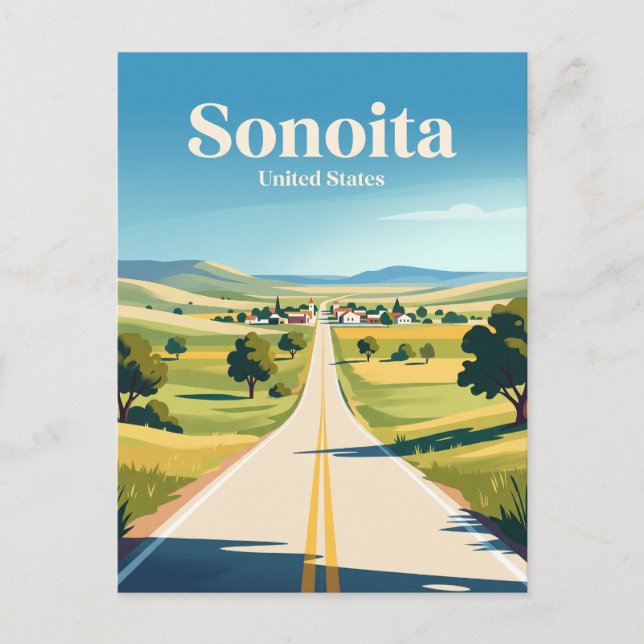 Postal Carretera Sonoita Arizona (Anverso)