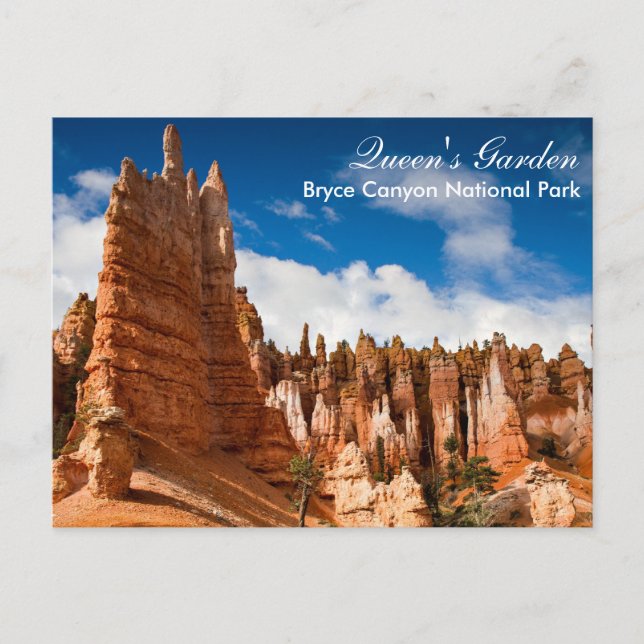 Postal Carretero de Bryce Canyon NP - Queens Garden (Anverso)