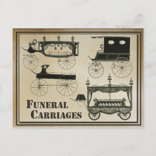 Postal Carritos funerarios antiguos