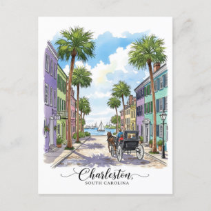 Postal Carro de caballos Charleston South Carolina