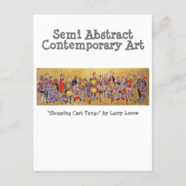 Postal Carro de compras Tango #130109 Postcard