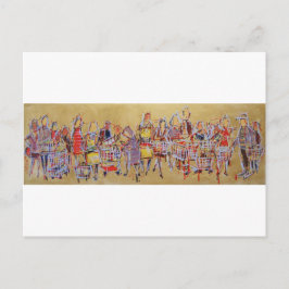 Postal Carro de compras Tango stock la cocina danza retro