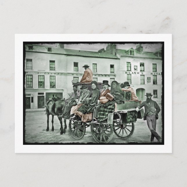 Postal Carro De Correo Antiguo (Anverso)
