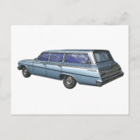 Carro de la estación Chevrolet Blue 1962.