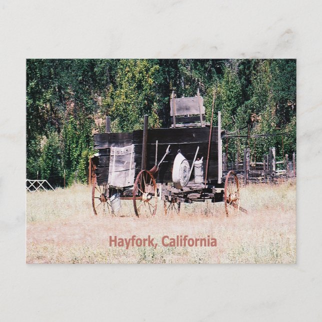 Postal Carro de oro histórico...... (Anverso)