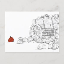 Carro de parche de calabaza