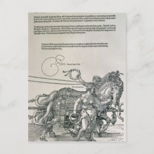 Postal Carro triunfal del emperador Maximiliano I