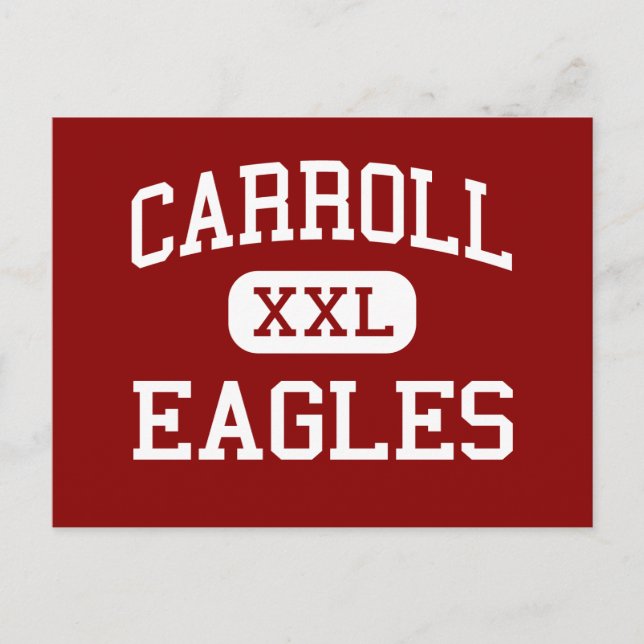 Postal Carroll - Águilas - Secundaria - Ozark Alabama (Anverso)