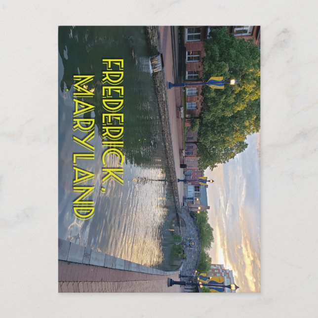 Postal Carroll Creek Frederick Maryland 2 (Anverso)