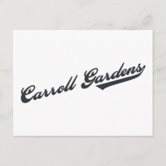 Postal Carroll Gardens (Anverso)