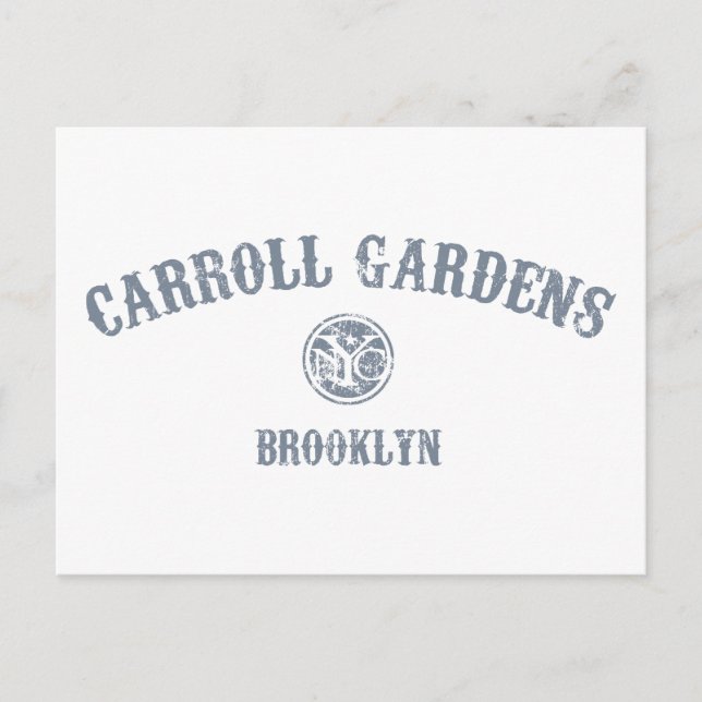 Postal Carroll Gardens (Anverso)