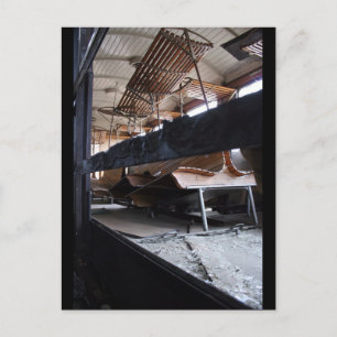 Postal Carros de pasajeros paredes de madera retiradas Le