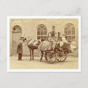 Postal Carros y caballos irlandeses de los años 1800