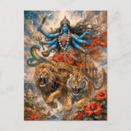 Postal Carroza divina Kali