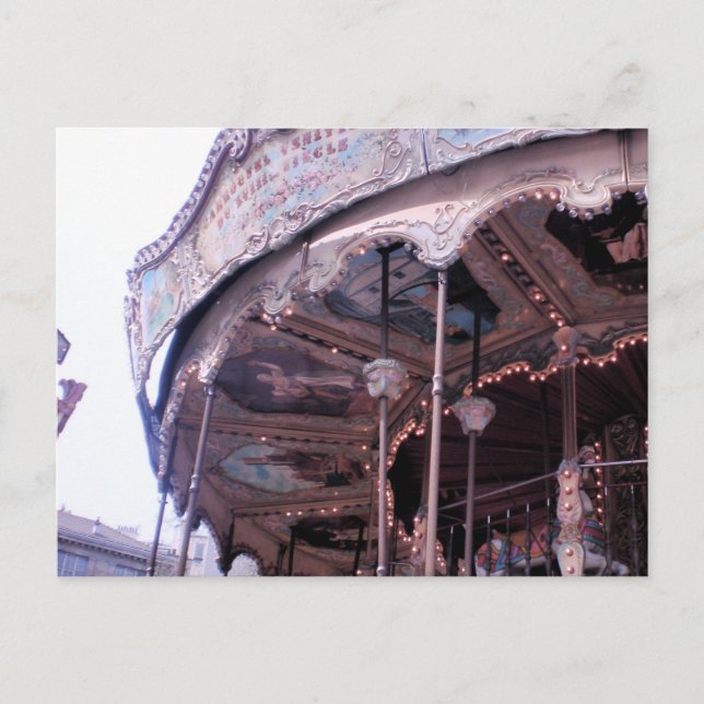 Postal Carrusel de Vintage (Anverso)