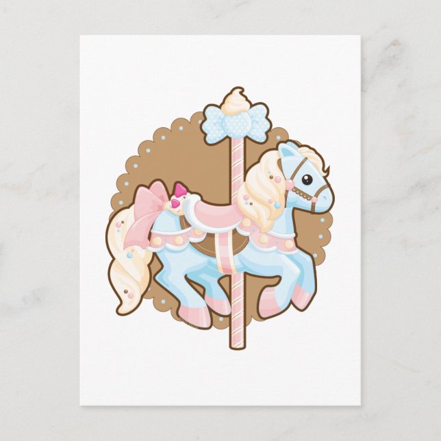 Postal Carrusel helado (Anverso)