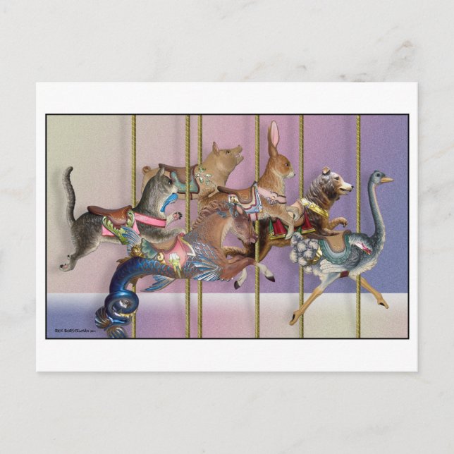 Postal Carrusel Menagerie.jpg (Anverso)